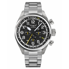 Męski zegarek na bransolecie Aviator Airacobra P45