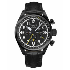 Męski zegarek a chronografem Aviator Airacobra P45