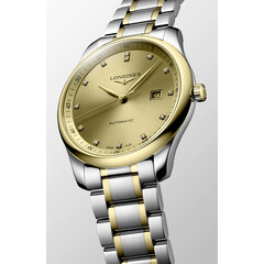 Złoty bezel w zegarku Longines