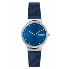 Zegarek modowy z niebieską tarczą Skagen Freja