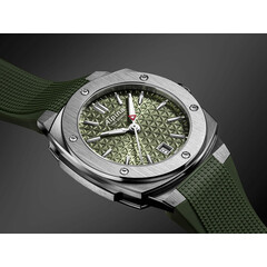 Damski zegarek z zieloną tarczą Alpina