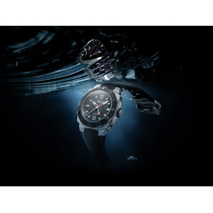 Zegarek nurkowy na czarnym pasku gumowym Alpina Seastrong Diver Extreme