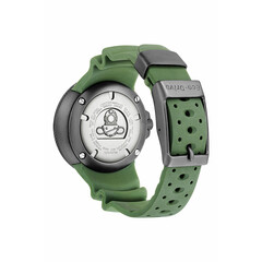 Zielony pasek gumowy w zegarku Citizen Promaster BJ8057-17X