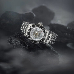 Szkieletowy zegarek nurkowy Davosa