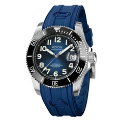 Tytanowy zegarek nurkowy Epos Sportive Diver Titanium 3504.131.80.36.56 z paskiem gumowym
