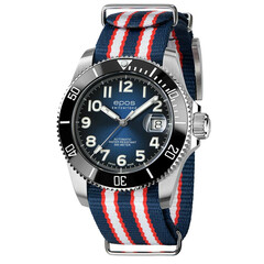 Tytanowy zegarek nurkowy Epos Sportive Diver Titanium 3504.131.80.36.66 z paskiem NATO
