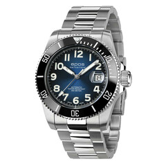 Tytanowy zegarek nurkowy Epos Sportive Diver Titanium 3504.131.80.36.90 z niebieską tarczą