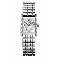 Prostokątny zegarek damski z diamentami Longines DolceVita Mini