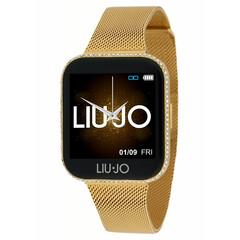 Damski zegarek pozłacany Smartwatch Liu Jo na stalowej bransolecie