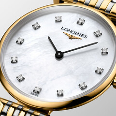 Zegarek z tarczą z diamentami 
Longines La Grande Classique