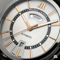 Tarcza zegarka Maurice Lacroix Pontos Day Date PT6358-SS002-230-1