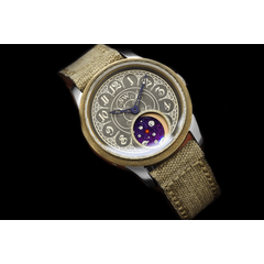 Duży zegarek retro Schaumburg MooN Galilei
