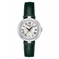Damski zegarek Tissot z perłową tarczą