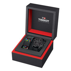 Oryginalne pudełko na zegarek Tissot z dodatkowym, dedykowanym paskiem