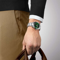 Elegancki zegarek męski na bransolecie Tissot Gentleman