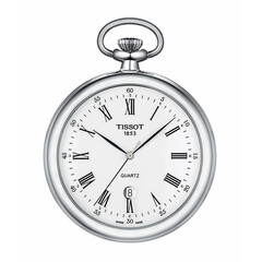 Okrągły zegarek męski kieszonkowy Tissot Lepine