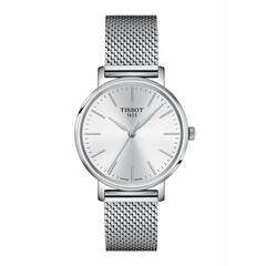 Srebrny zegarek damski Tissot