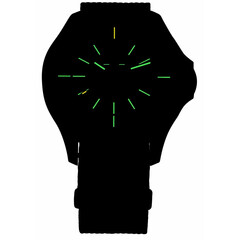 Podświetlenie trigalight w zegarku traser