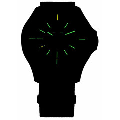 Podświetlenie trigalight zegarka traser