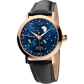 Epos Oeuvre D’Art Big Moon 3440.322.24.16.25 zegarek męski z fazami księżyca