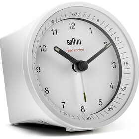 Budzik Braun BC07W-DCF w kolorze białym