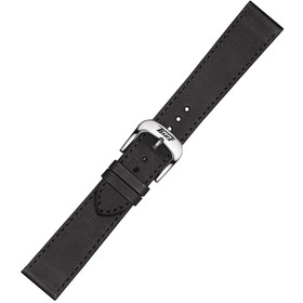 Pasek T600042557 w kolorze czarnym do zegarków Tissot Visodate Quartz