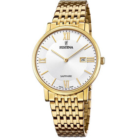 Festina Swiss Made F20020/1 złocony zegarek szwajcarski, męski