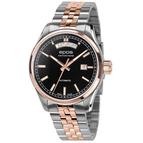 Elegancki zegarek Epos z czarną tarczą
