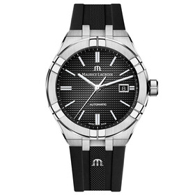 Zegarek Maurice Lacroix Aikon Automatic AI6008-SS000-330-2 z czarnym paskiem gumowym