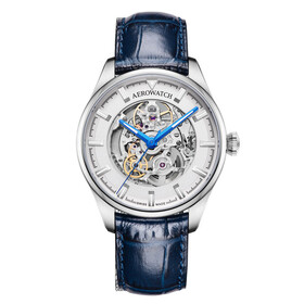 Szkieletowy zegarek Aerowatch Les Grandes Classiques Automatic Skeleton 60996 AA02 SQ