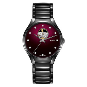 Rado True Secret Automatic zegarek ceramiczny z brylantami