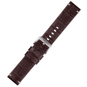 Brązowy pasek Tissot T852.046.773 o szerokości 22 mm