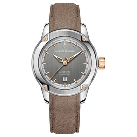 Elegancki zegarek męski z pozłacanymi częściami Auguste Reymond