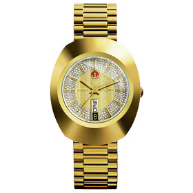 Zegarek z diamentami na tarczy Rado Original