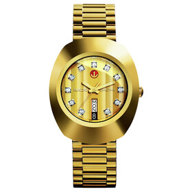 Zegarek z diamentami na tarczy Rado