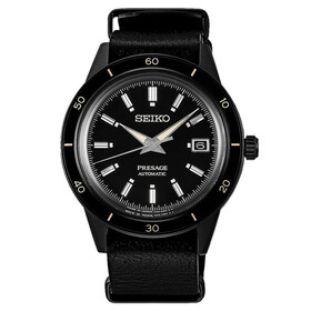 Męski zegarek Seiko Presage 60s Style Stealth