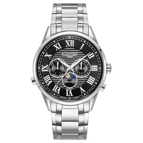 Elegancki zegarek Roamer z fazami księżyca