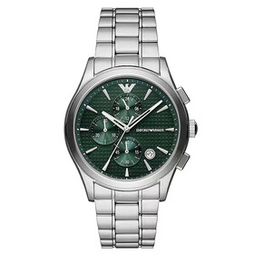 Męski zegarek na stalowej bransolecie Emporio Armani Paolo