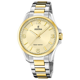 Solarny zegarek męski bicolor Festina Solar Energy
