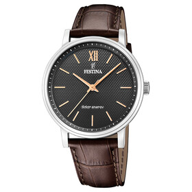 Solarny zegarek klasyczny męski Festina Petite