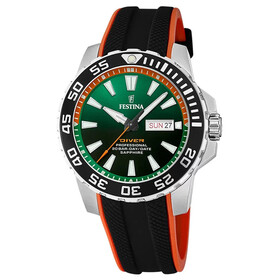 Męski zegarek diver na pasku gumowym Festina