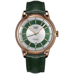 Pozłacany zegarek męski Aviator