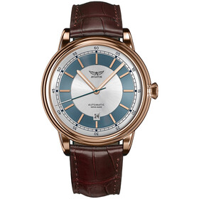 Złoty zegarek lotniczy Aviator