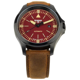 Zegarek męski na skórzanym pasku Traser P67 Officer