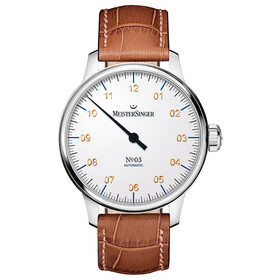 Jednowskazówkowy zegarek automatyczny MeisterSinger Automatic