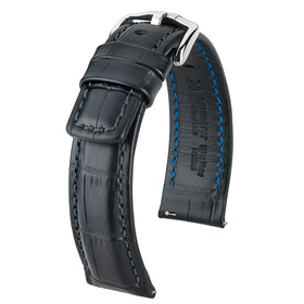 Sportowy pasek do zegarka Hirsch Grand Duke czarny