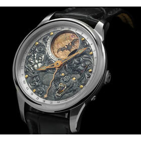 Limitowany zegarek ze srebrną tarczą Schaumburg