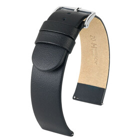Czarny pasek do zegarka Hirsch Scandic