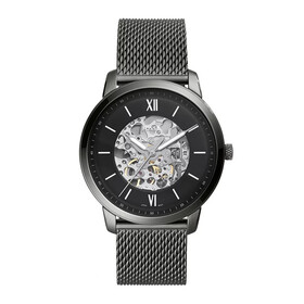 Męski zegarek Fossil z tarczą typu skeleton