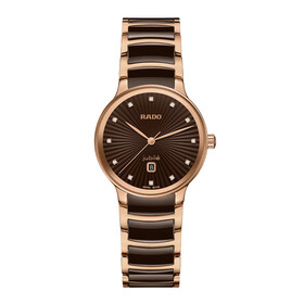 Damski zegarek Rado z diamentami i ceramiczną bransoletą